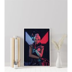 valorant poster - jett poster - valorant - custom poster - digital poster - digital prints - decor - home decor - decor