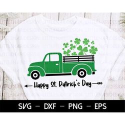st patrick's truck svg, happy st patrick's day svg, shamrock svg cutting file,saint patricks day, svg files for cricut