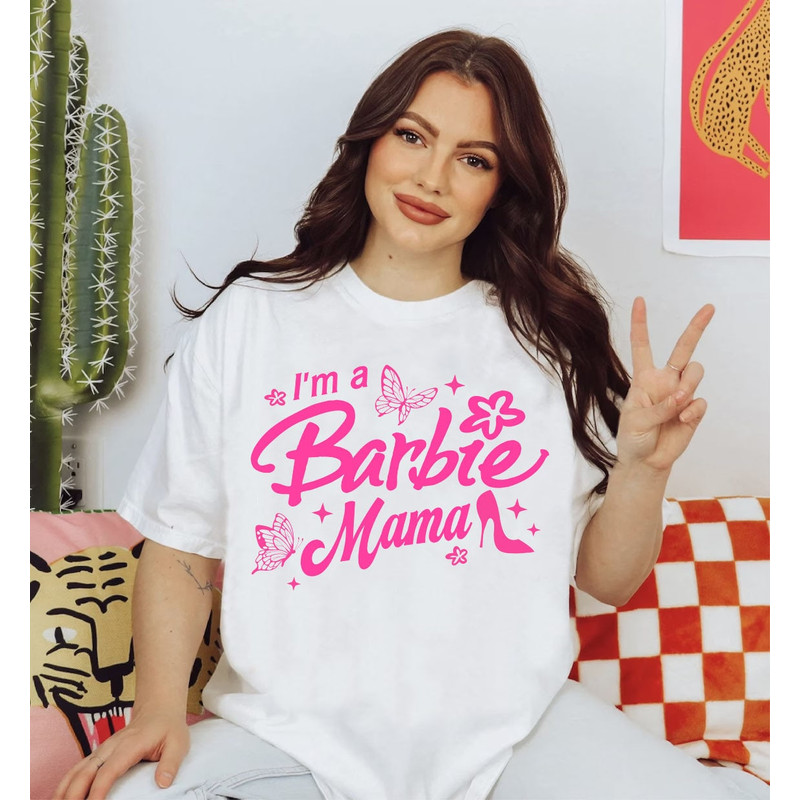 Barbi Mom Shirt PNG I'm A Barbi Girl Png, Pink World PNG Barbi Mama Png File Instant Download Barbi Doll Sublimation Design Barbi Doll Png - 4.jpg