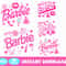 Barbi Shirt PNG Bundle I'm A Barbi Girl Png, Pink World PNG Instant Download Barbi Doll Sublimation Design Pink Retro Barbi Font Bundle Png - 1.jpg