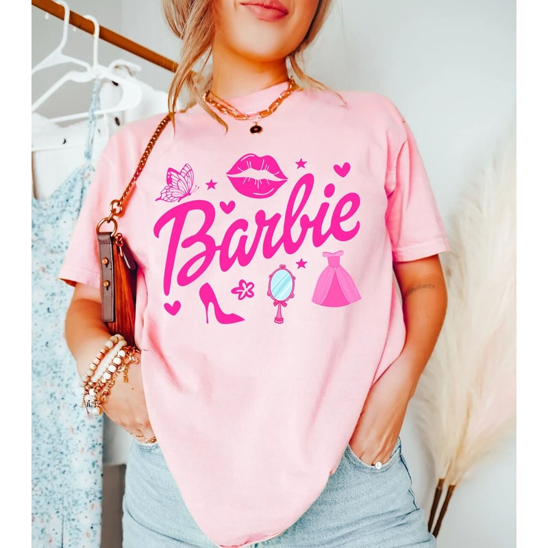 Barbi Shirt PNG Bundle I'm A Barbi Girl Png, Pink World PNG Instant Download Barbi Doll Sublimation Design Pink Retro Barbi Font Bundle Png - 3.jpg