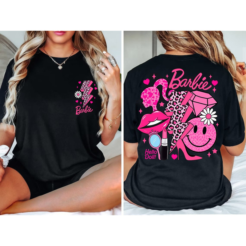 Barbi Shirt PNG I'm A Barbi Girl Png, Pink World PNG Barbi Song Png File Instant Download Barbi Doll Sublimation Design Pink Retro Barbi Png - 2.jpg