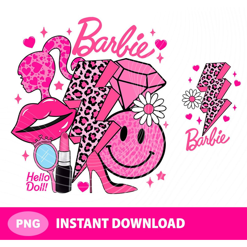 Barbi Shirt PNG I'm A Barbi Girl Png, Pink World PNG Barbi Song Png File Instant Download Barbi Doll Sublimation Design Pink Retro Barbi Png - 4.jpg