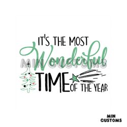 its the most wonderful time of the year svg, christmas svg, wonderful svg