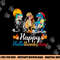 Halloween Thanksgiving Christmas Happy HalloThanksMas T rex png, sublimation copy.jpg