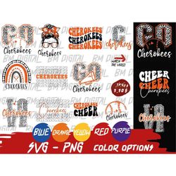 cherokees baseball svg, cherokees bundle, school team, college team, mascot svg, cherokees baseball png, cheerleader, ca