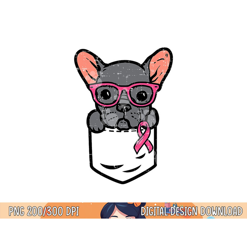 Pocket French Bulldog Pink Ribbon Breast Cancer Awareness png, sublimation copy.jpg