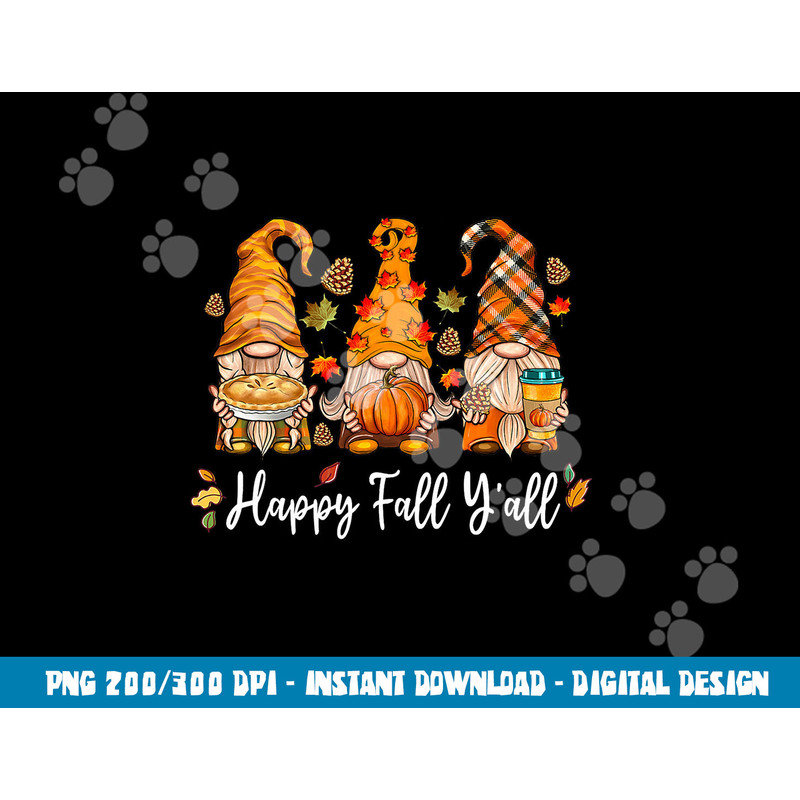 Happy Fall Y all Gnome Pumpkin Truck Autumn Thanksgiving png, sublimation copy.jpg