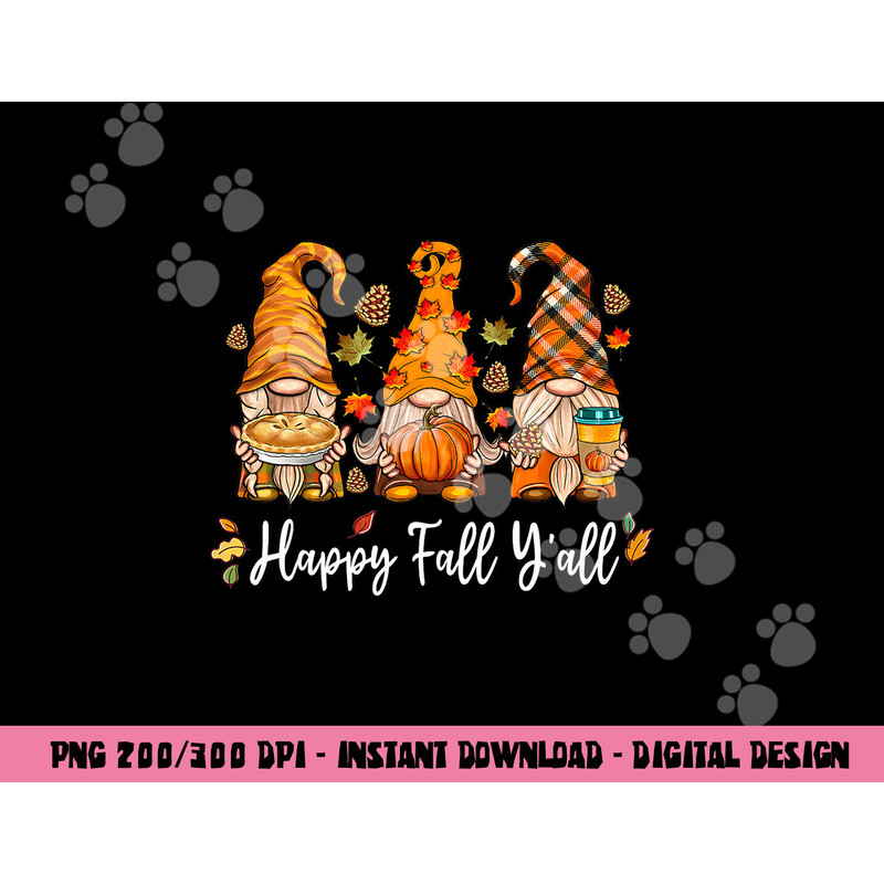 Happy Fall Y all Gnome Pumpkin Truck Autumn Thanksgiving png, sublimation copy.jpg