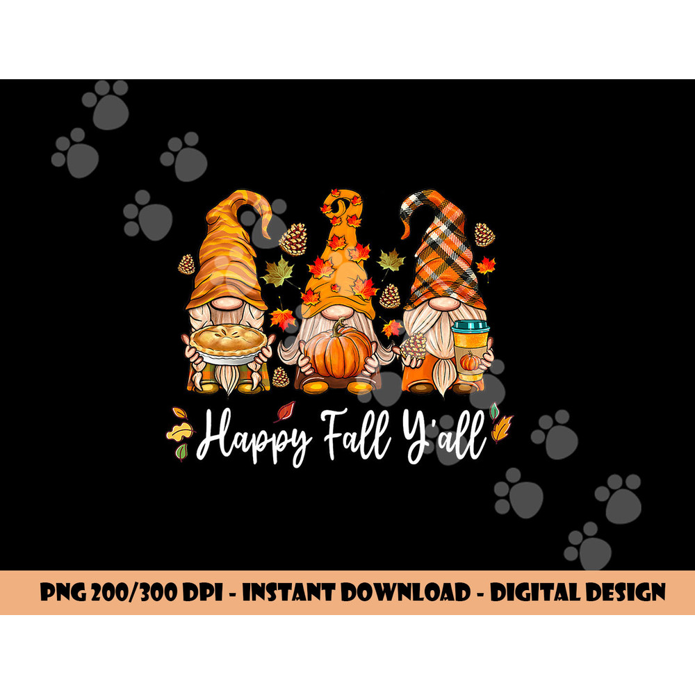 Happy Fall Y all Gnome Pumpkin Truck Autumn Thanksgiving png, sublimation copy.jpg