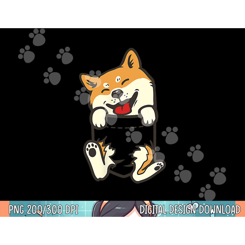 Pocket Shiba Inu Feet Cute Doge Akita Dog Lover Owner Gift png, sublimation.jpg