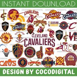33 files cleveland cavaliers nba logo   basketball svg   cleveland, cavaliers   nba svg, nba svg, svg for cricut, svg