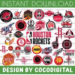 35 files nba houston rockets svg ,houston, rockets svg logo , basketball svg   basketball clipart    svg for cricut