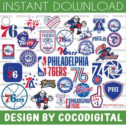 33 files nba logo philadelphia 76ers, philadelphia, 76ers svg,76ers svg,nba svg, nba svg, basketball clipart, svg for