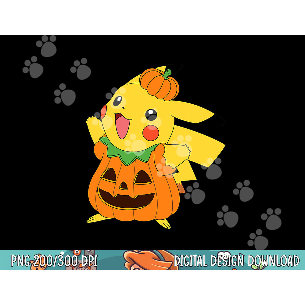 Pokemon Halloween Pikachu Pumpkin Costume png, sublimation copy.jpg