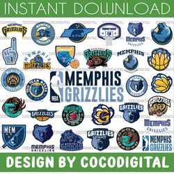 30 files nba memphis grizzlies svg files, grizzlies svg, cut file basketball svg, nba svg, nba svg, basketball clipart