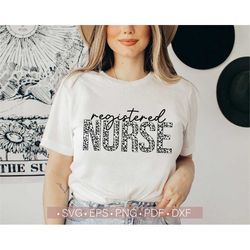 registered nurse svg, nurse cheetah svg, funny nurse quotes svg, leopard print, nurse svg files for cricut cut silhouett