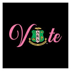 vote aka svg, sorority svg, aka sorority svg, aka girl gang svg, aka svg, alpha kappa alpha, aka 1908, pink and green, a