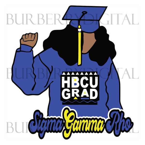 Sigma Gamma Rho Sorority Art Svg, Sigma Gamma Rho, Hbcu Grad - Inspire ...