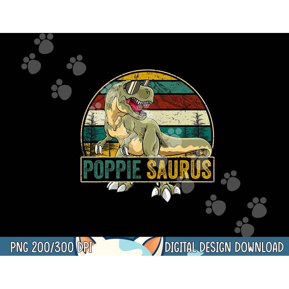 Poppiesaurus T Rex Dinosaur Poppie Saurus Family Matching png, sublimation.jpg