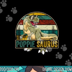 poppiesaurus t rex dinosaur poppie saurus family matching png, sublimation