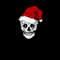 Santa Claus Skull Merry Christmas Hat For The Holidays Long Sleeve 3.jpg