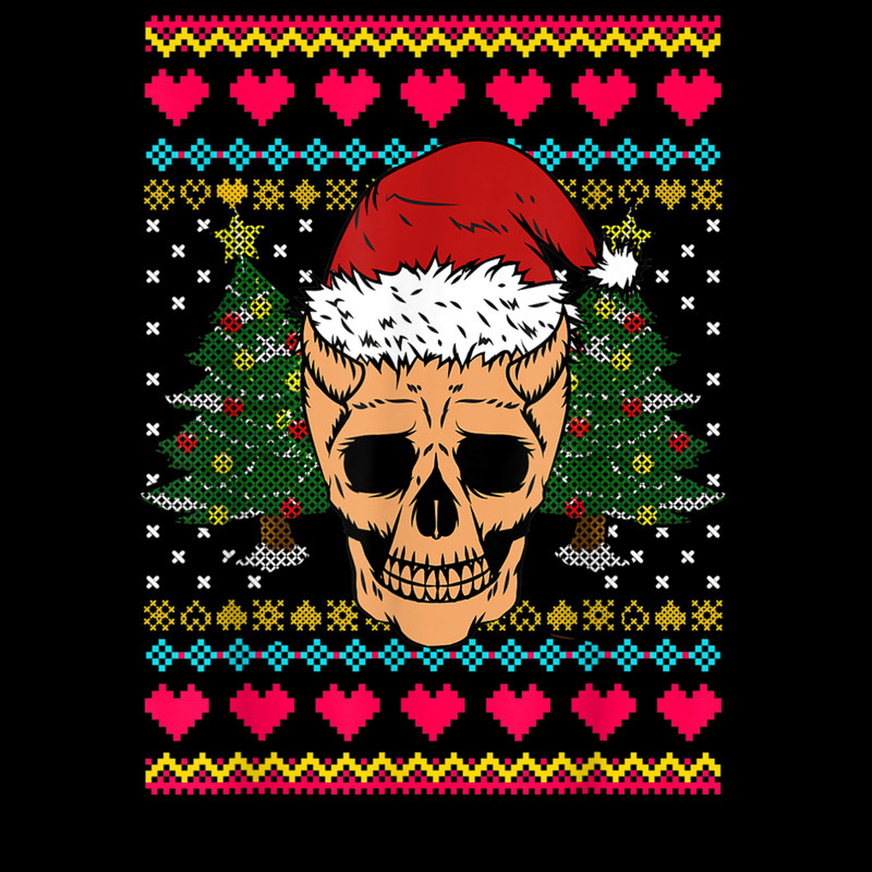 Santa Skull With Hat Funny Christmas Skeleton And Bones Gift 5.jpg