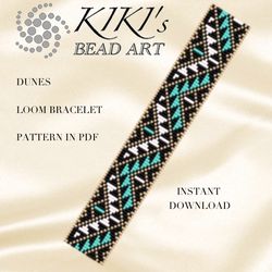 loom bracelet pattern dunes ethnic inspired bead loom bracelet pattern in pdf - instant download