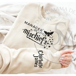 manager of little mischiefs custom svg png, hp house svg, always svg, wizarding school svg, magic school svg, hp quote s
