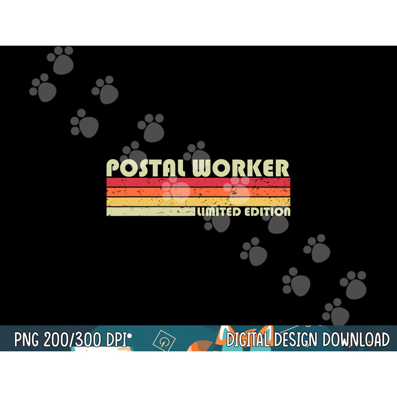 POSTAL WORKER Funny Job Title Profession Birthday Worker  png,sublimation copy.jpg