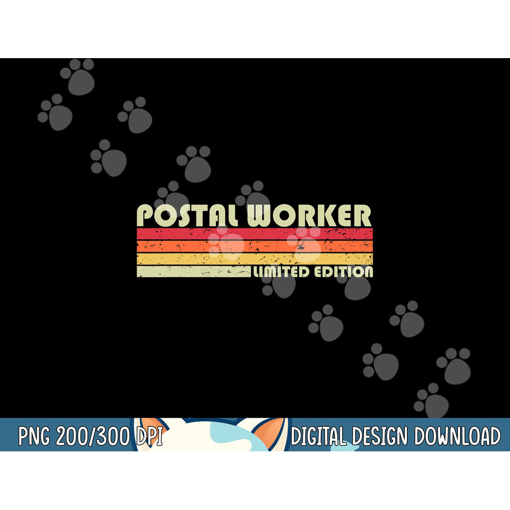 POSTAL WORKER Funny Job Title Profession Birthday Worker png, sublimation.jpg