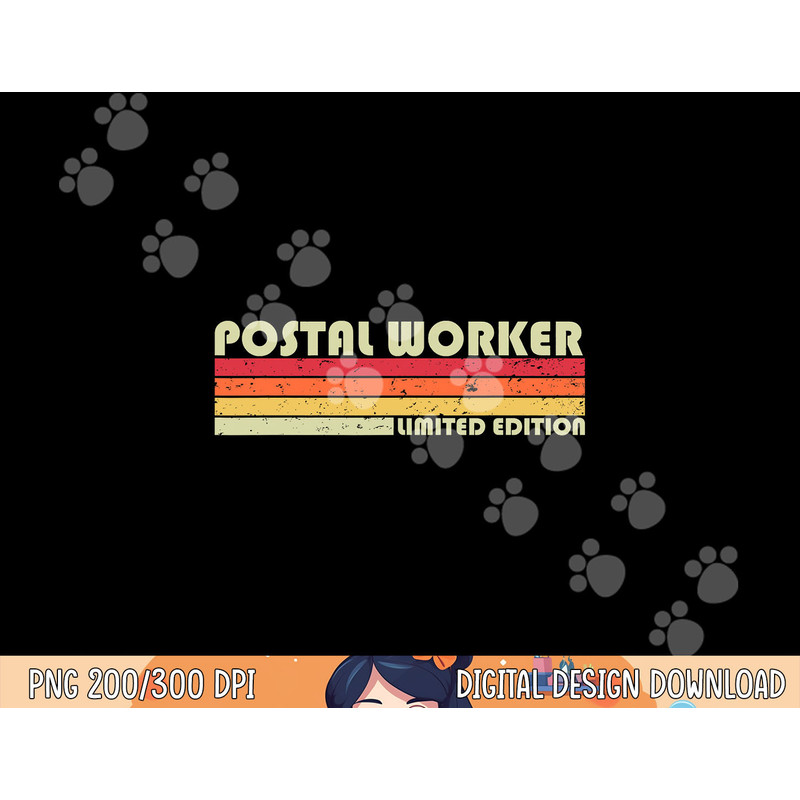 POSTAL WORKER Funny Job Title Profession Birthday Worker png,sublimation copy.jpg