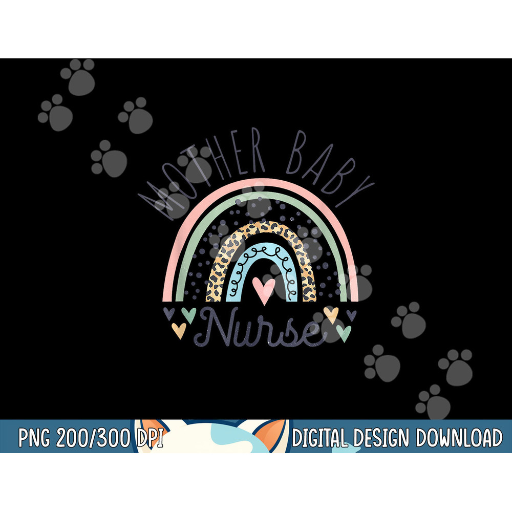Postpartum Mother Baby Nurse Mom Baby Postpartum Nursing png, sublimation copy.jpg