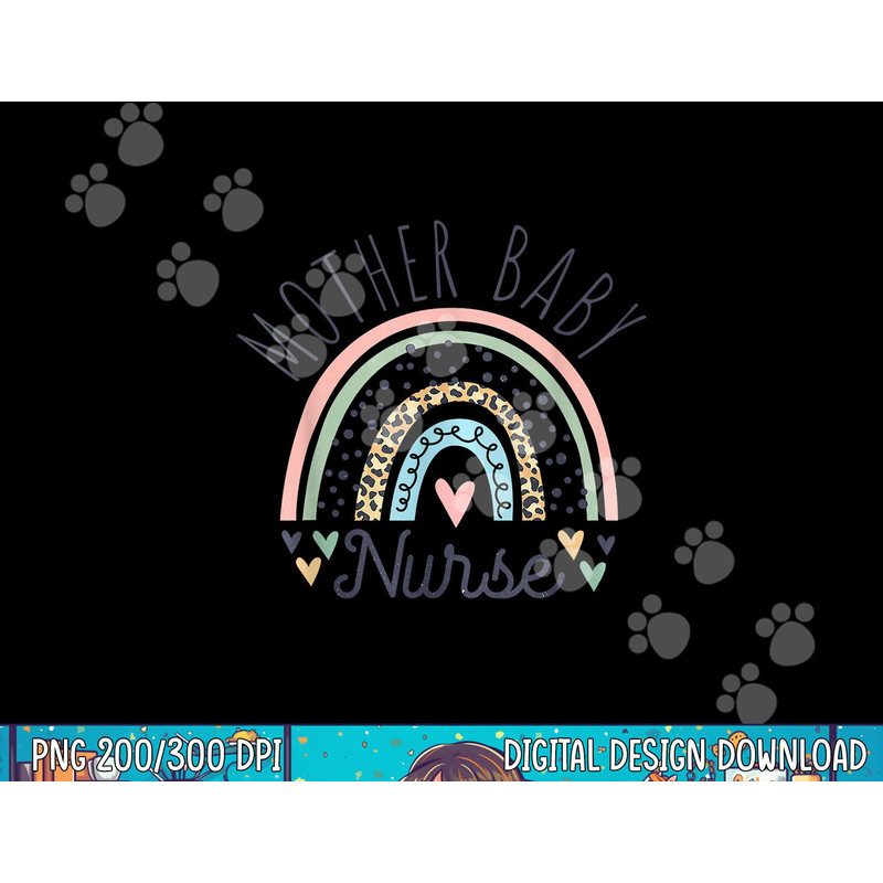 Postpartum Mother Baby Nurse Mom Baby Postpartum Nursing png, sublimation copy.jpg
