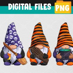Witch Gnomes Lazy Halloween Costume Cute Gnome Candy Corn PNG, Digital Download