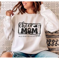 cheer mom svg png, cheerleader svg, team spirit svg, cheer mom shirt svg, cheer life svg, mom life svg, cheerleader mom