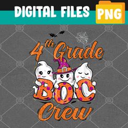 Halloween Costume for Kids 4th Grade Boo C-rew first Grade Svg, Eps, Png, Dxf, Digital Download