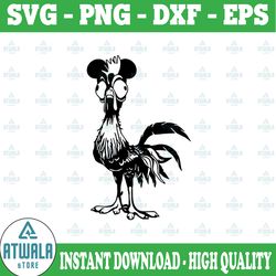 hei hei with mickey ears svg, hei hei svg, moana svg, funny svg, disney svg, disney cut file, moana cut file, rooster