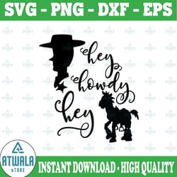 hey howdy hey svg, png, dxf, cartoon svg, disney svg, png, dxf, cricut