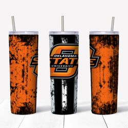 oklahoma state tumbler sublimation designs, 20oz skinny tumbler straight, oklahoma state, tumbler png, png file