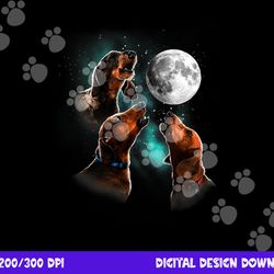 dachshund howling at the moon, wiener dog, funny dachshund png, sublimation copy