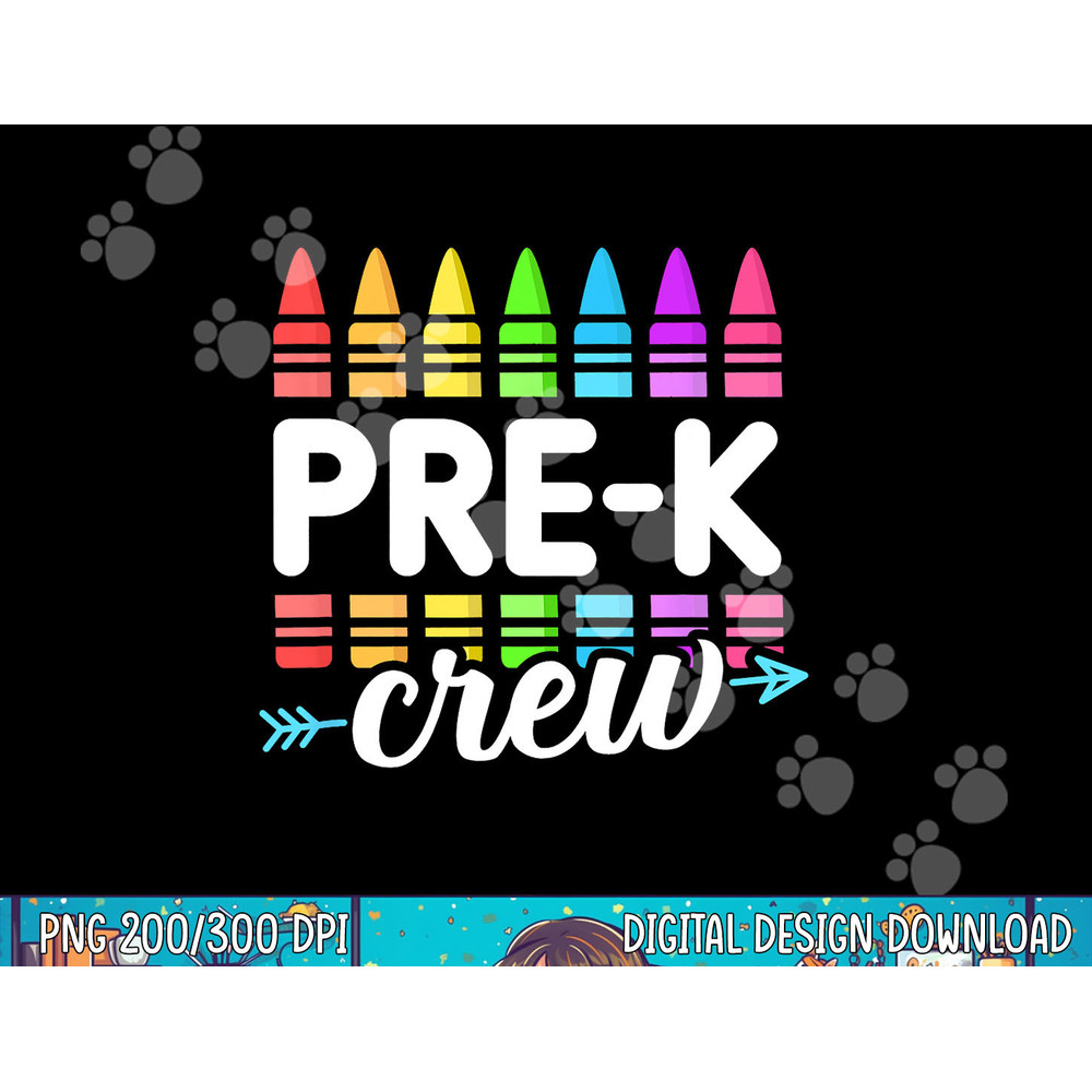Pre-K Crew Teacher Team Squad Hello Back School Graduation png, sublimation copy.jpg