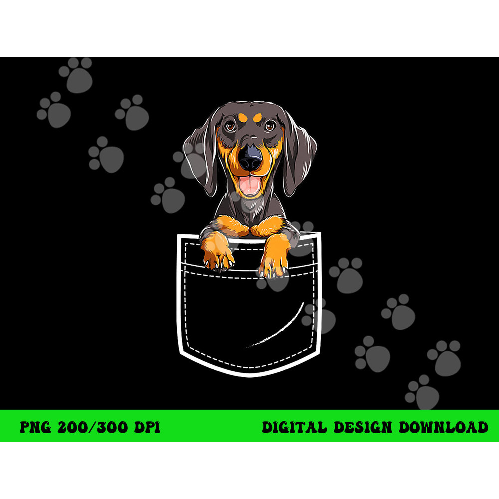 Dachshund in Your Front Pocket T Shirt Dog Puppy Gifts Women copy.jpg