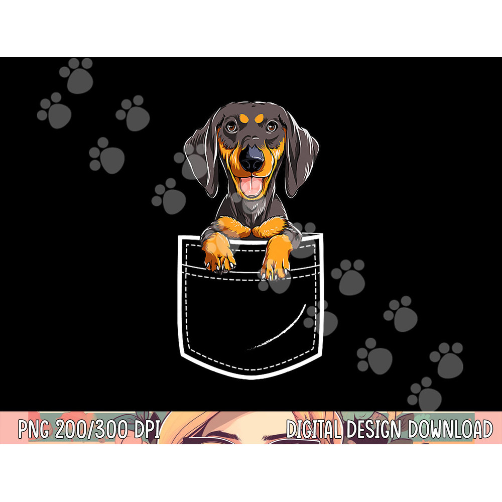 Dachshund in Your Front Pocket T Shirt Dog Puppy Gifts Women copy.jpg