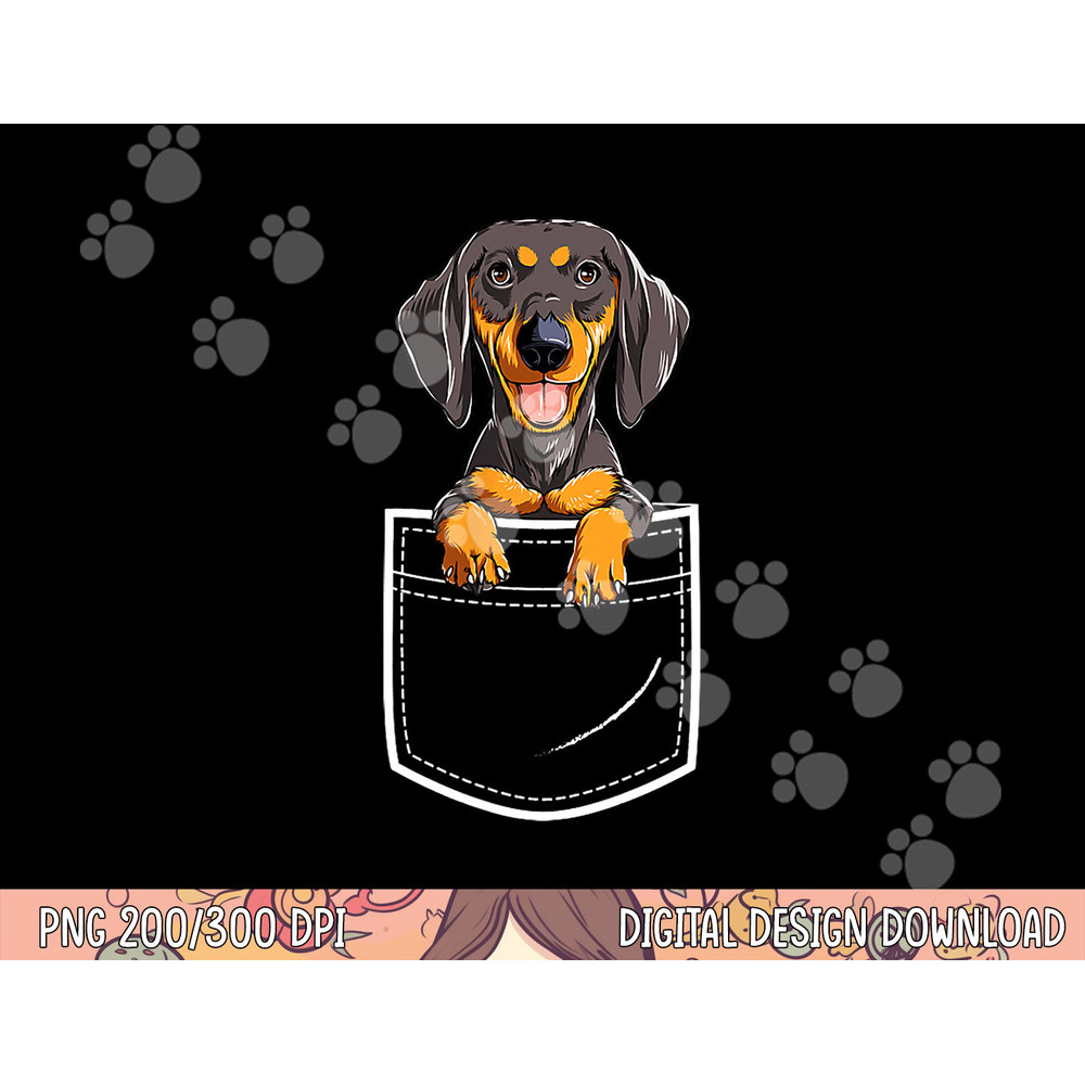 Dachshund in Your Front Pocket T Shirt Dog Puppy Gifts Women copy.jpg