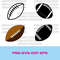 Football SVG, Football Silhouette, Football PNG, Football laces, Football stitches, Football Cut File For Cricut, Silhouette, Dxf, Eps - 1.jpg