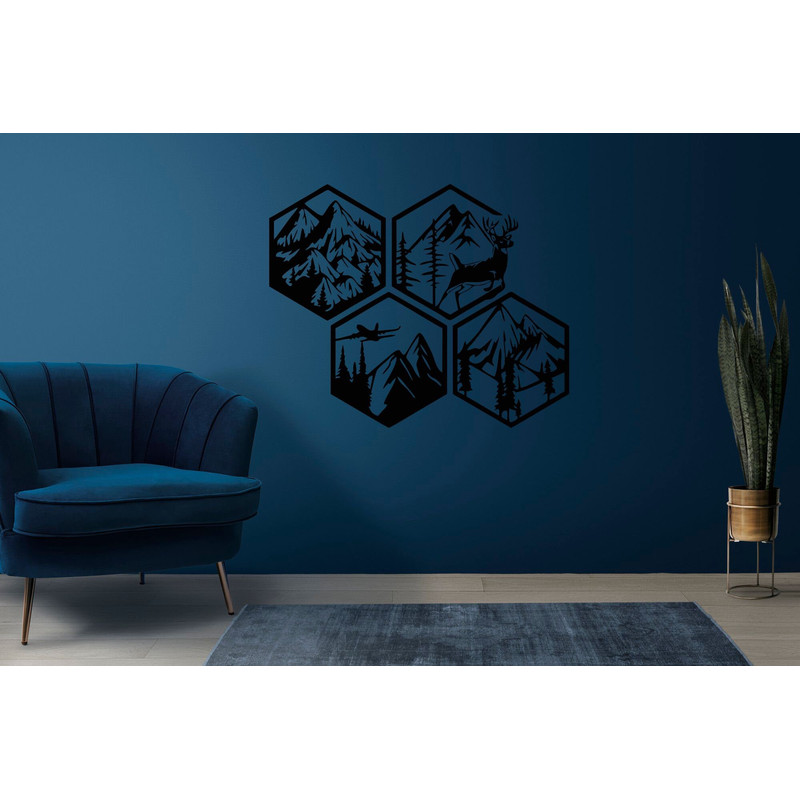 Jungle wall art svg , dxf , EPS files, Plasma cut file, wall art dxf, Laser cut files, Glowforge files, Wall Art panel svg - 2.jpg