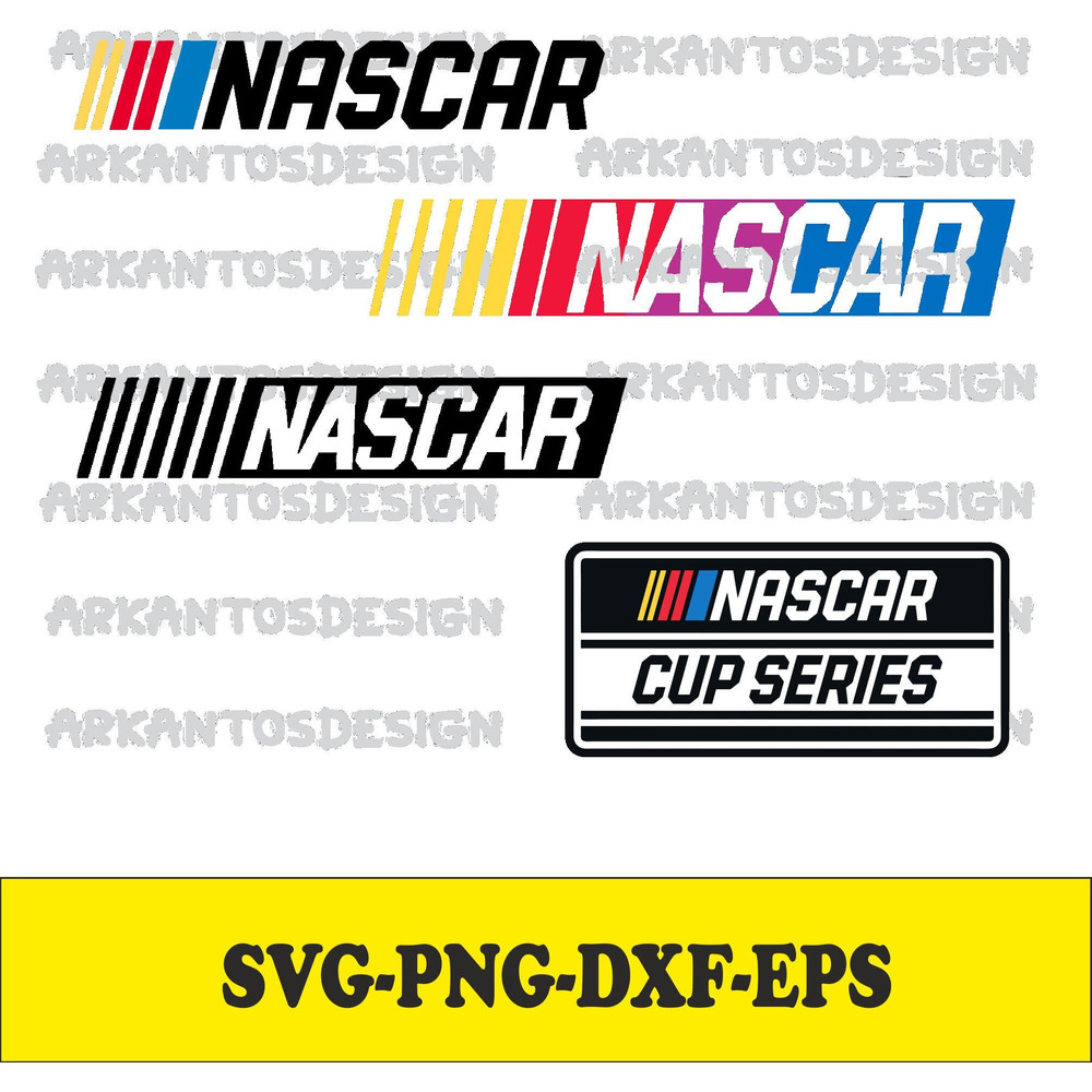 Nascar SVG Cricut cut file Racing clipart Silhouette Decal Instant Download svg,dxf,eps,png - 1.jpg