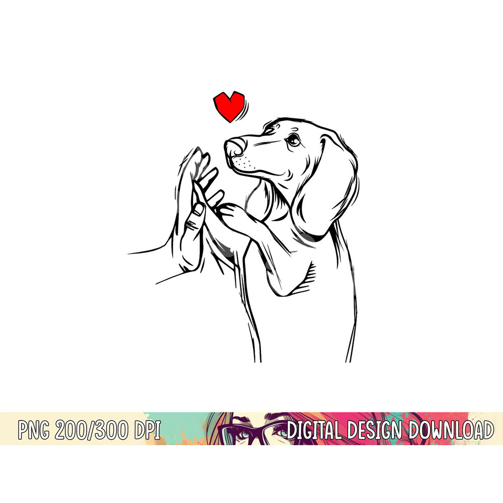 Dachshund Love Cute Weiner Dog Mom Funny Girls Gift png, sublimation copy.jpg