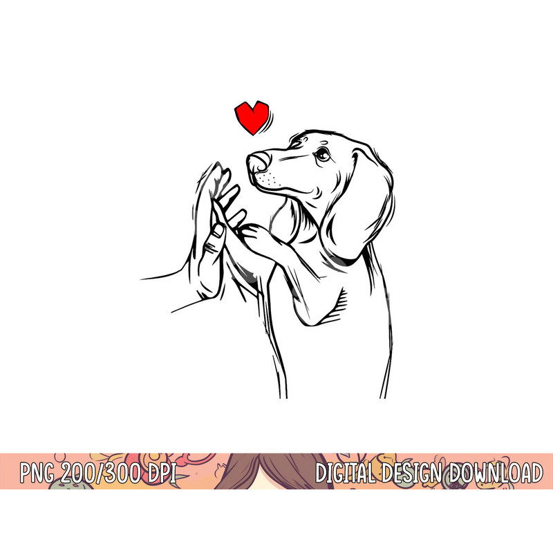 Dachshund Love Cute Weiner Dog Mom Funny Girls Gift png, sublimation copy.jpg